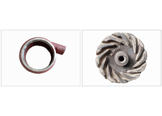 Hartes Metallzerteilt zentrifugale Schlamm-Pumpe Cr 26-28% für kupfernen Bergbau
