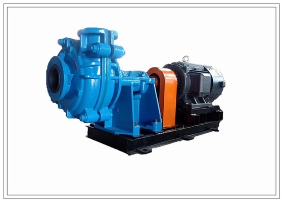 gezeichneter Gummischlamm der 63mm Partikel-horizontales Schlamm-Pumpen-8/6 pumpt Antikorrosion